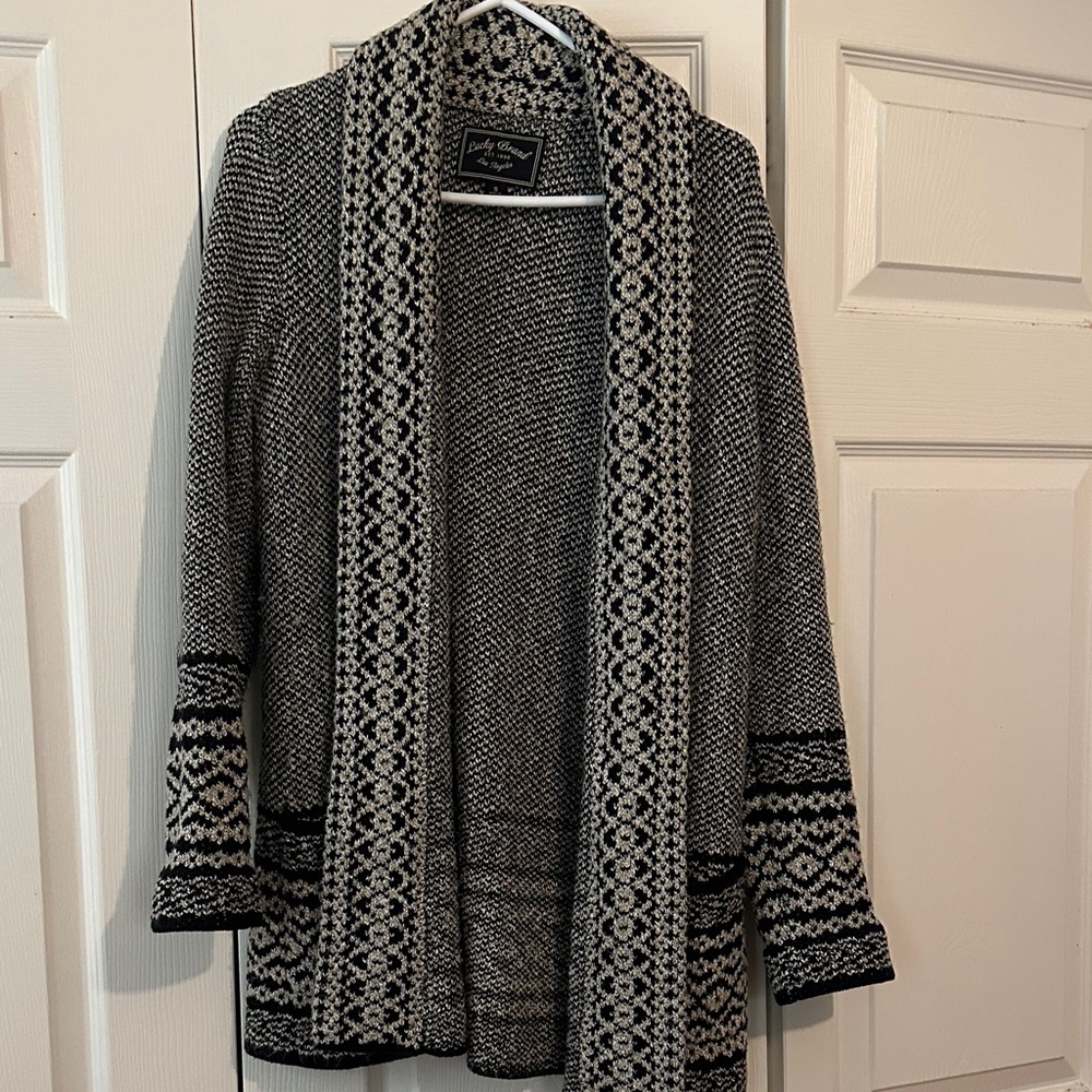 Lucky Brand Monochrome Knit Sweater